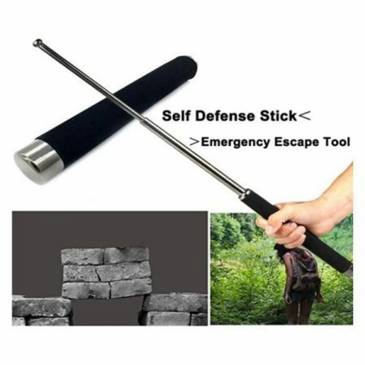 Self Defense Extendable Stick (26 Inchi)